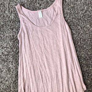 Ballerina pink loose tank top